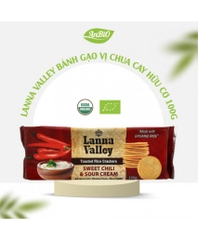 Lanna Valley Bánh gạo vị chua cay hữu cơ 100g