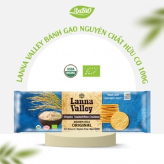 Lanna Valley Bánh gạo nguyên chất hữu cơ 100g