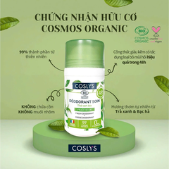 Lăn khử mùi hữu cơ thơm mát Coslys (50ml)