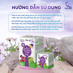 Mì Ăn Dặm Mix Rau Củ NutriAZ Cho Bé Ăn Dặm Từ 6 Tháng Bổ Sung Vitamin, Canxi Và Chất Xơ Hộp 360g