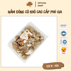 Nấm đông cô khô cao cấp Phú Gia 150gr