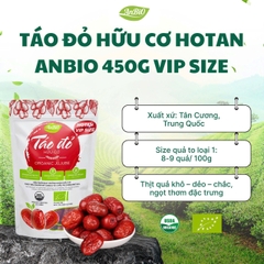 Táo đỏ hữu cơ Hotan Anbio 450g