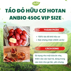 Táo đỏ hữu cơ Hotan Anbio 450g