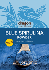 Bột tảo Blue Spirulina hữu cơ Dragon Superfoods 75g