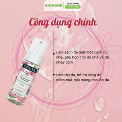 Sữa rửa mặt cho da khô và nhạy cảm hữu cơ Coslys (150ml)
