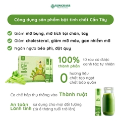 Bột nước ép Cần tây Sungrass - Hộp 15 gói