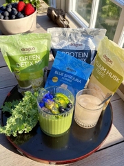 Bột tảo Blue Spirulina hữu cơ Dragon Superfoods 75g