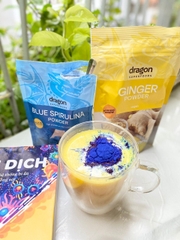 Bột tảo Blue Spirulina hữu cơ Dragon Superfoods 75g
