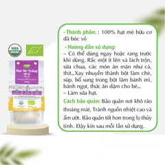 Mè trắng hữu cơ (bóc vỏ) 200g