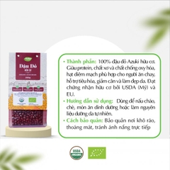 Hạt đậu đỏ hữu cơ Azuki Anbio 200g
