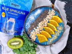 Bột tảo Blue Spirulina hữu cơ Dragon Superfoods 75g