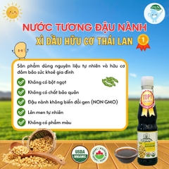 Nước tương đậu nành hữu cơ Thái Lan (xì dầu) 300ml