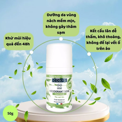 Lăn khử mùi hữu cơ thơm mát Coslys (50ml)