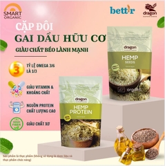 Hạt gai dầu hữu cơ Dragon Superfoods 200gr