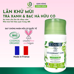 Lăn khử mùi hữu cơ thơm mát Coslys (50ml)