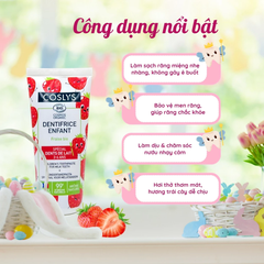 Kem đánh răng trẻ em cho răng sữa hữu cơ Coslys (50ml)