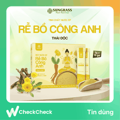 Bột nước ép Rễ Bồ công anh Sungrass - Hộp 15 gói