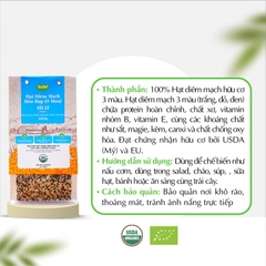 Hạt diêm mạch 3 màu hữu cơ Anbio 200g