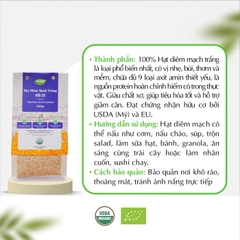 Hạt diêm mạch trắng hữu cơ Anbio 200g