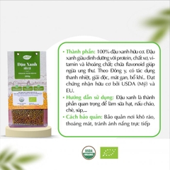 Đậu xanh hữu cơ AnBiO 200g (hạt vỡ)
