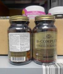 B-Complex with Vitamin C Stress Formula L/100V SOLGAR Hỗ trợ não bộ, đề kháng