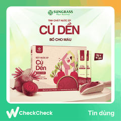 Bột nước ép Củ dền Sungrass - Hộp 15 gói
