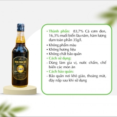 Nước mắm cốt cá cơm đen Sành 500ml