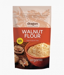 Bột protein hạt óc chó hữu cơ Dragon Superfoods 200gr