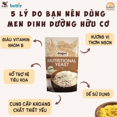 Men dinh dưỡng hữu cơ Dragon Superfoods 100g