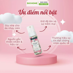 Sữa rửa mặt cho da khô và nhạy cảm hữu cơ Coslys (150ml)