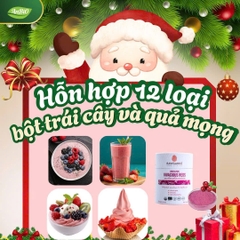 Bột quả mọng Organic Vivaciuos Red - Hỗn hợp 12 loại bột trái cây và quả mọng hữu cơ RAWGANIQ 100g