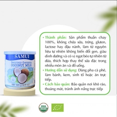 Sữa đặc thuần chay có đường SAMUI 320g