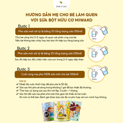 Sữa Hạt Thực Vật Hữu Cơ MIWAKO A+ 400g