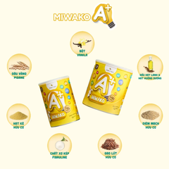Sữa Hạt Thực Vật Hữu Cơ MIWAKO A+ 400g