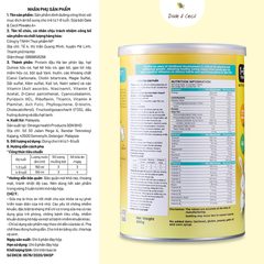 Sữa Hạt Thực Vật Hữu Cơ MIWAKO A+ 700g