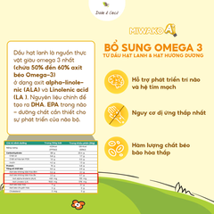 Sữa Hạt Thực Vật Hữu Cơ MIWAKO A+ 700g