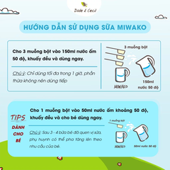 Sữa Hạt Thực Vật Hữu Cơ MIWAKO Vị Gạo Hộp 700g
