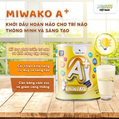 Sữa Hạt Thực Vật Hữu Cơ MIWAKO A+ 400g