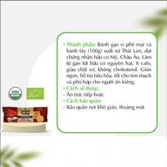 Lanna Valley Bánh gạo vị chua cay hữu cơ 100g
