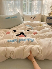 NỈ NHUNG- Set Nỉ Nhung Thêu Nổi ver2 full 8 mẫu