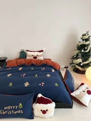 NỈ NHUNG- Nỉ Nhung 5 món Thêu nối Cao Cấp