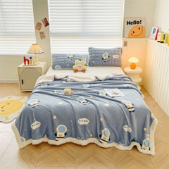 CHĂN NỈ NHUNG- Chăn nỉ nhung có khoá kéo