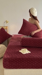 NỈ NHUNG- Set trần ga gối vỏ chăn