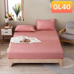 GA GỐI LẺ- Set Ga gối lẻ vỏ gối kẻ