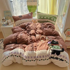 NỈ NHUNG- Set Nỉ Nhung Hoạ tiết thêu