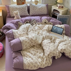 ĐŨI SỢI TRE- Đũi Sợi Tre Mix Ren (mã 92)