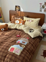 NỈ NHUNG- Set Nỉ Nhung Thêu Nổi Animal