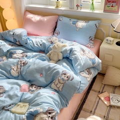 COTTON ĐŨI- Set Cotton Đũi Colorfull Vibes mã 32