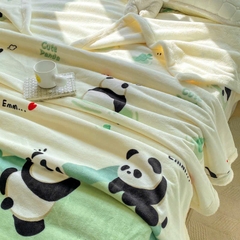 NỈ NHUNG- chăn nhung ga gối 4 món