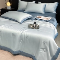 PHI LỤA- Set phi lụa chăn chần tulip/nơ